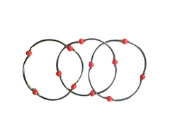 Skinny Stretch Bracelet Sets with Healing Stones
