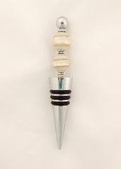 Cream Swirl Wine Stoppers Kits