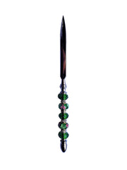Green Floral Letter Opener