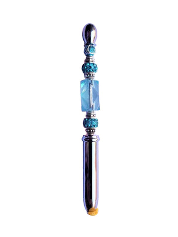 Peacock Blue Jewel Tone Flashlight