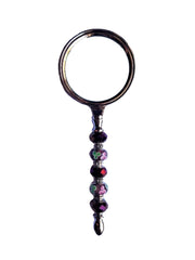 Purple Floral Magnifying Glass