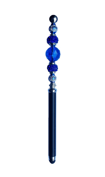 Sapphire Blue Crystal Stylus