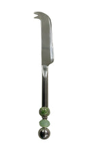 Green Cloisonné Cheese Knife