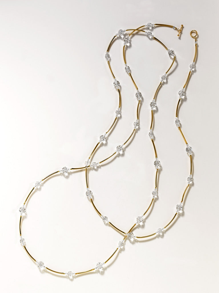 Swarovski clearance tube necklace