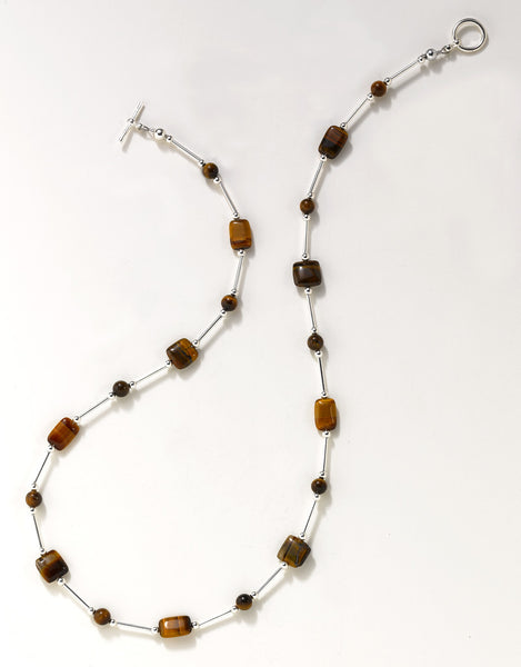 Tiger's Eye Flowing Necklace